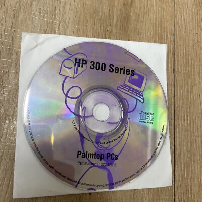 HP 300 Series Palm Top pc Software Vintage HP PIM Rare  