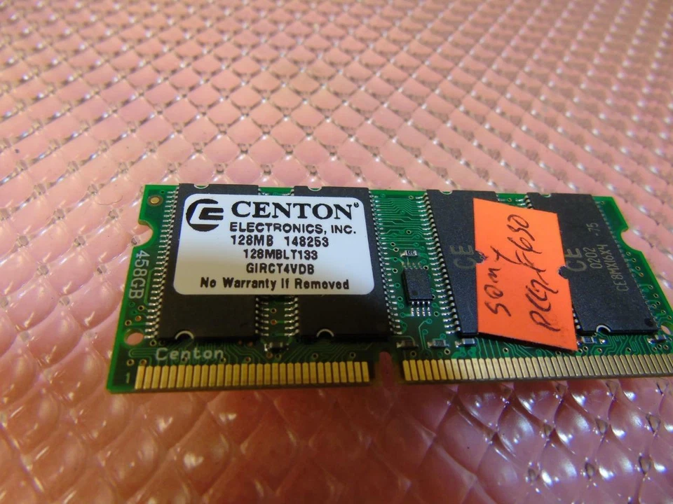 Portátil Original Sony Vaio PCG-F630 Centon 128MBLT133 128 MB Memoria RAM PC133Mhz Foto 2 de 4