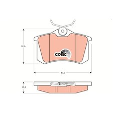 Satz Bremsbeläge Bremsklötze hinten für VW NEW 9C1 1Y7 Passat 3A2 3A5 | 23817