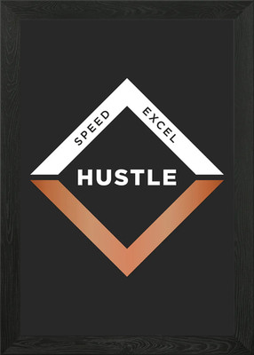 Hustle Culture Gerahmtes Wandbild Poster Leinwanddruck Bild