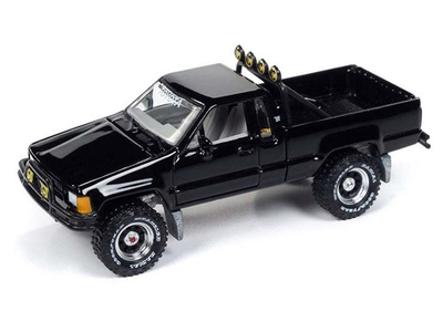 #ad 1985 Toyota SR5 Pickup Truck Black 1:64 Scale Model Johnny Lightning JLSP374 $17.95