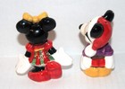 Disney Christmas MICKEY MOUSE Kissed by MINNIE MOUSE Salt & Pepper SHAKERS — photo 5