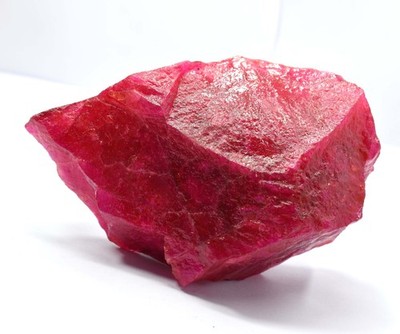 Natural Pink Ruby Rough Uncut Huge Size 80 Ct CERTIFIED Loose Gemstone