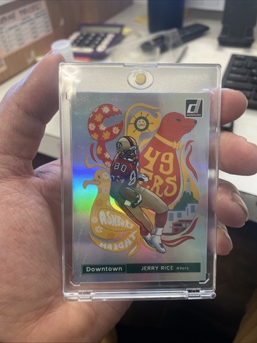 Jerry Rice #DT-30 2021 Panini Donruss Optic Downtown card