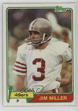 1981 Topps Jim Miller #453 k0y
