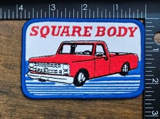 Square Body Vintage Chevy Truck Chevrolet Car Mechanic Workwear Patch