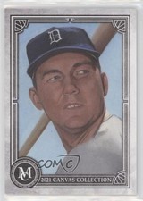 2021 Topps Museum Collection Canvas Reprints Al Kaline #CCR-13 HOF 0bt4