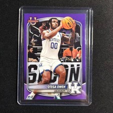 👟LQ 2025-26 BOWMAN U PROSPECT PURPLE BORDER /199 OTEGA OWEH