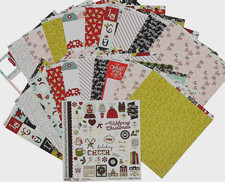 SIMPLE STORIES Baking Spirits Bright, Holly Days Paper  Sticker Set- Save 65 