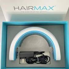 HairMax LaserBand 82 Deluxe Hair Loss Growth Device with Charger & Instructions