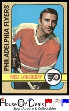 1972-73 Topps #112 Ross Lonsberry Philadelphia Flyers NHL Hockey Card