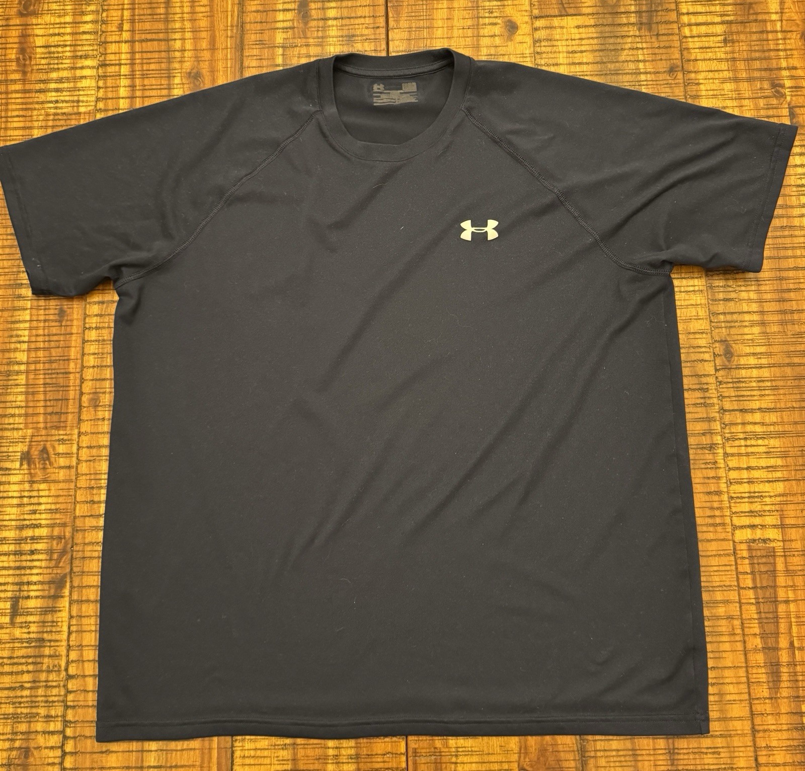 Under Armour Short Sleeve Loose T-Shirt Blue Size XLarge