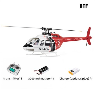 Fly Wing Bell 206 6CH Auto Return Hovering GPS 3D Flight RC Hubschrauber US Plug