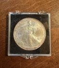 2004 American Silver Eagle ASE 1 oz Pure Silver Bullion Coin .999 Rim Toning#1