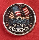 VERY RARE “Gulf Of America” Solid Silver Round! 1 Gram .999 Colorized Silver!