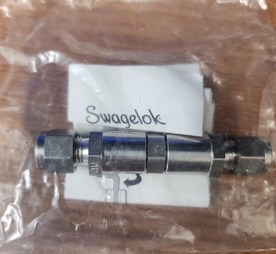 #ad Swagelok SS 4CA 3 SS 1 4quot; Tubing poppet check valve adjustable pressure check $80.00