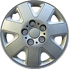 13" Wheel Trim Covers Universal Fit Hub Caps Silver Replacements Set of 4