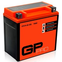 Batterie 12V 14Ah Gel GP-PRO GTX14-BS Motorrad äHnlich YTX14-BS 51214 YTX14L-BS