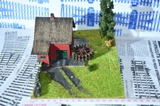Heljan 1771 HO Gauge 1:87 Watermill Diorama On Carboard Base.