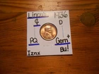 1936D Lincoln Cent Gem BU+ SUPERB!!!! PQ!!!! WOW!!!!!!