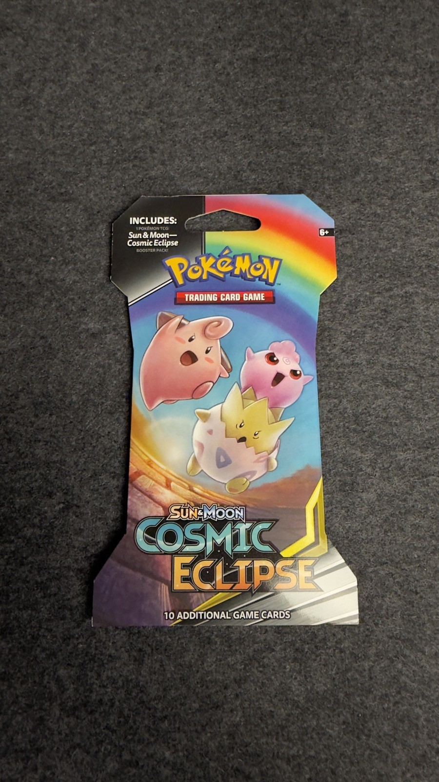 Cosmic Eclipse Sleeved Booster Pack Pokemon TCG Sun & Moon Baby Trio NEW/SEALED
