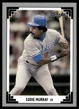 1991 Leaf Eddie Murray Los Angeles Dodgers #126