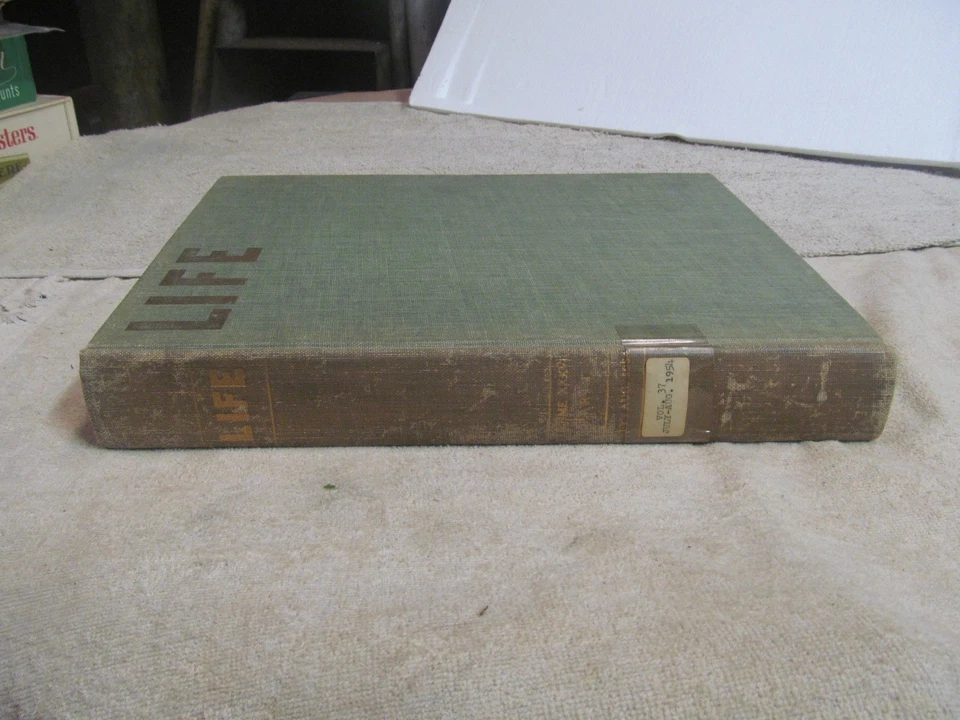 VINTAGE LIBRARY LIFE BOUND MAGAZINE HARDCOVER BOOK VOLUME 37, JULY-AUGUST 1954. - Image 3 of 4