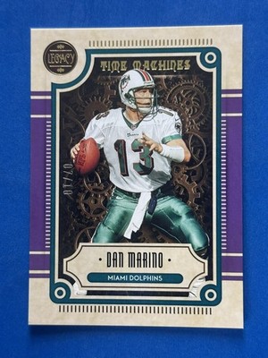 2022 Panini Legacy Time Machines Violet #TM-2 Dan Marino Miami Dolphins #/10