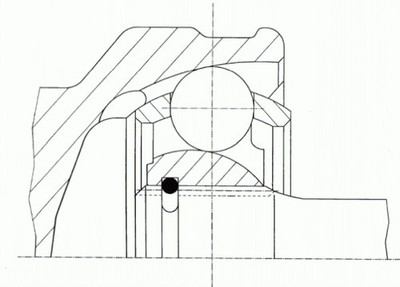 For GKN LOBRO 305859 JOINT KIT, DRIVE SHAFT