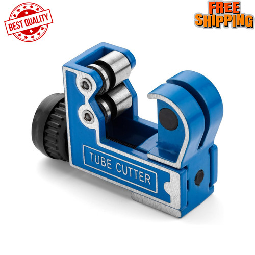 Copper Pipe Tubing Cutter - Mini Tube Cutter for 1/8" 1/4" 1/2" to 1 1/8" Inches
