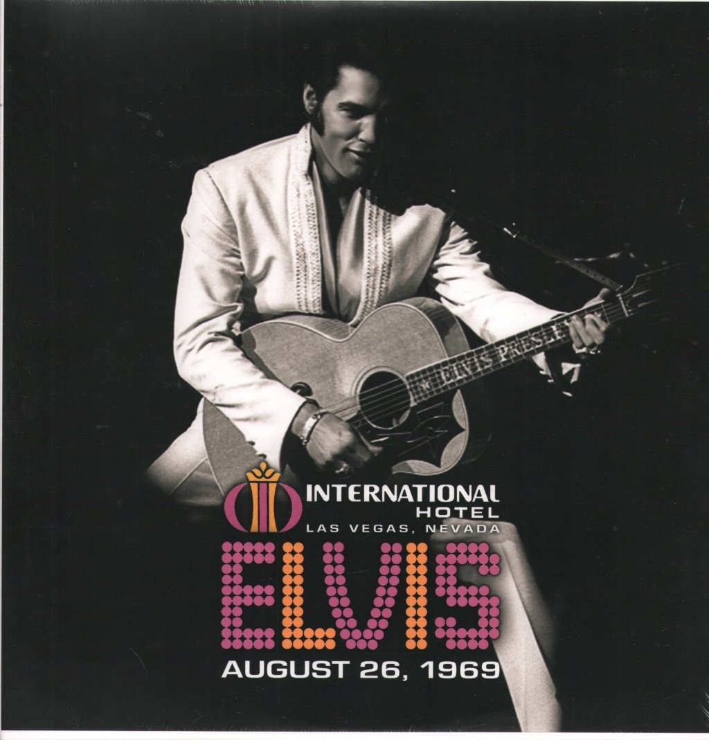 Elvis Presley International Hotel Las Vegas, Nevada August 26, 1969 double LP