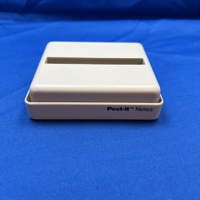 C-330 Vtg Beige Pop UP Post-it Note Dispenser For R-330 Fan Folded - Weighted