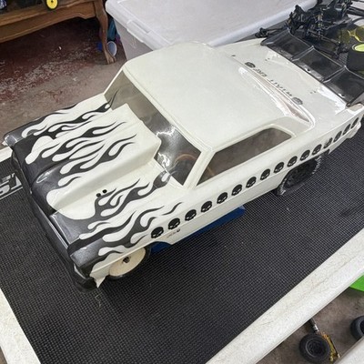 Team associated drag car with castle system 