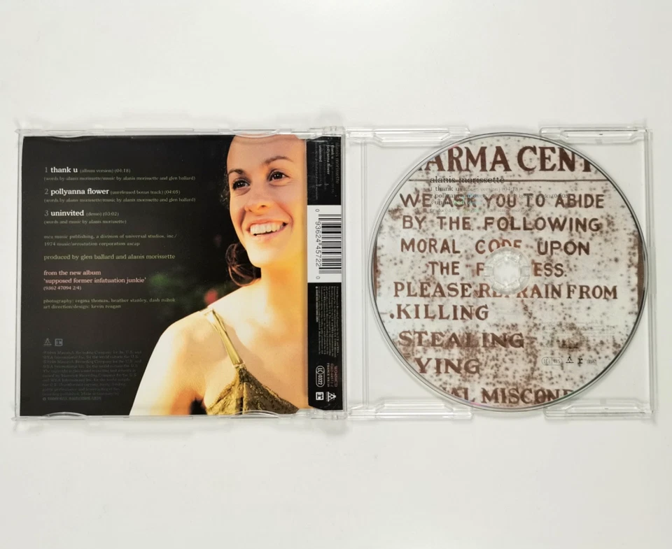 Alanis Morisette Thank You CD 3 Track Maxi-Single CD-Single 1998 - Bild 2 von 4