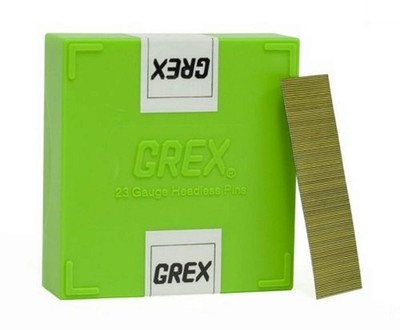 Grex P6/25L 1 In 23 Ga Headless pins Galvanized 10M/Bx