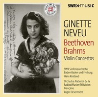 Audio Cd - Ginette Neveau: Beethoven, Brahms - Violin Concertos (2 Cd) - Swrmus
