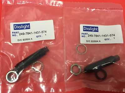 Dialight - P/N: 249-7841-1431-574 - Red Pilot Light - Qty. (2) - NEW