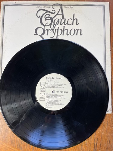 A Touch of Gryphon Sampler LP RCA DJL1-1250 DJ-Copy PROMO VG - Picture 3 of 6