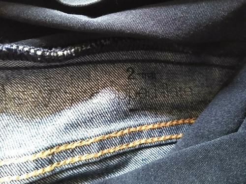 NEW Maternity a:glow Blue Denim Jeans Cropped Flare Size 2 New - 第 4/7 張圖片
