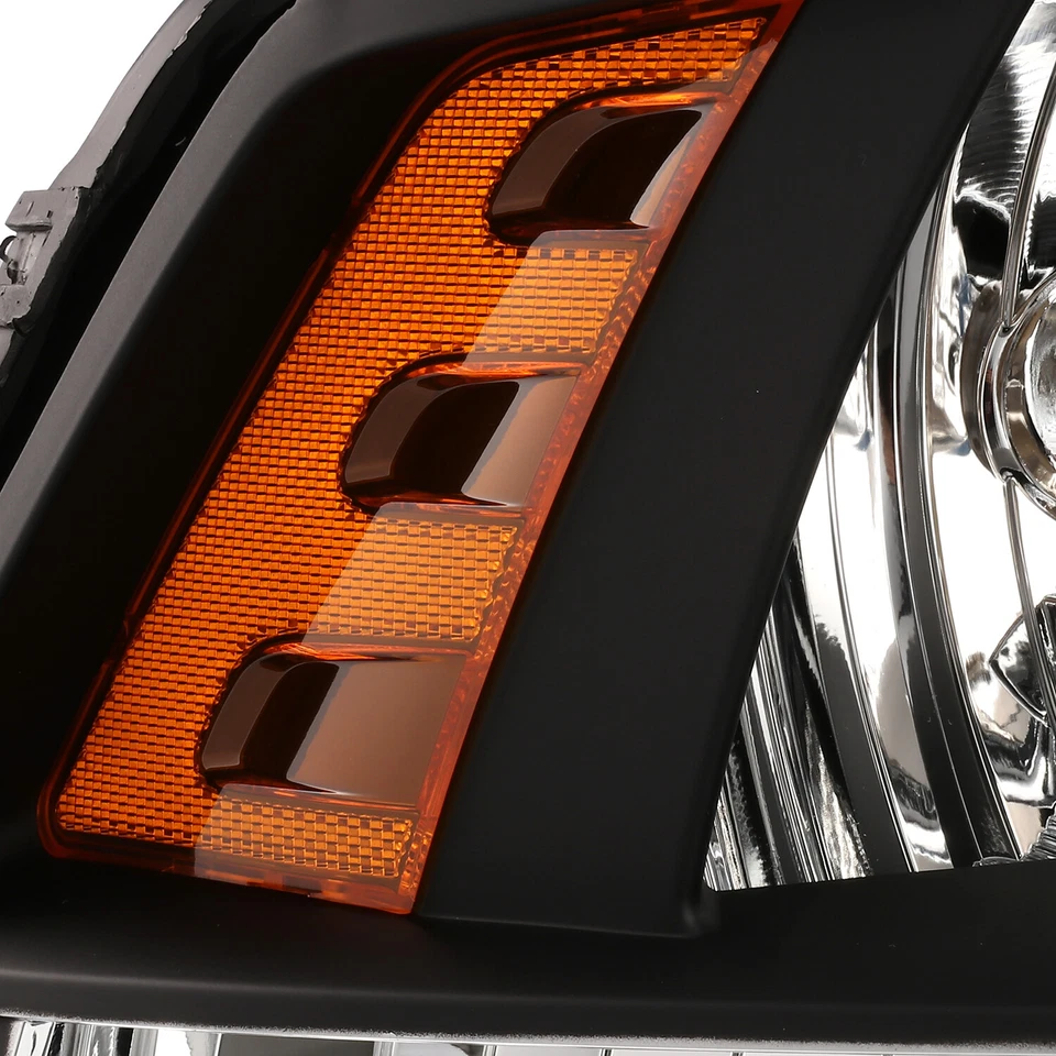 [Anti-Fog] For 2009-2018 Dodge Ram 1500/2500/3500 Black Quad Headlights Assembly Foto 4 de 4