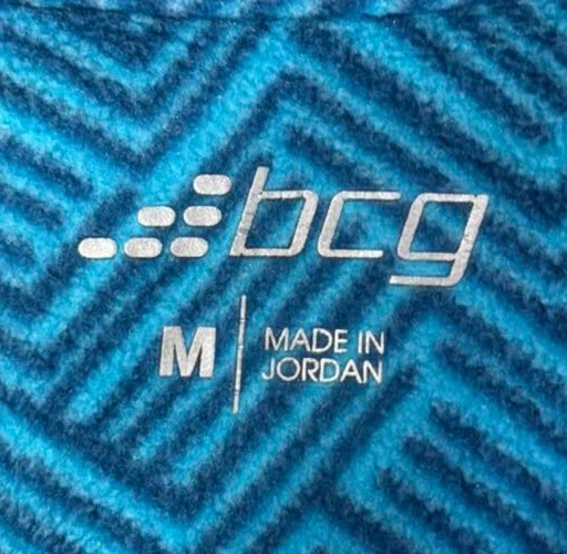 BCG Women's Pullover Half-Zip Fleece Jacket -  Size: Medium - Color: Blue - Image 4 of 4