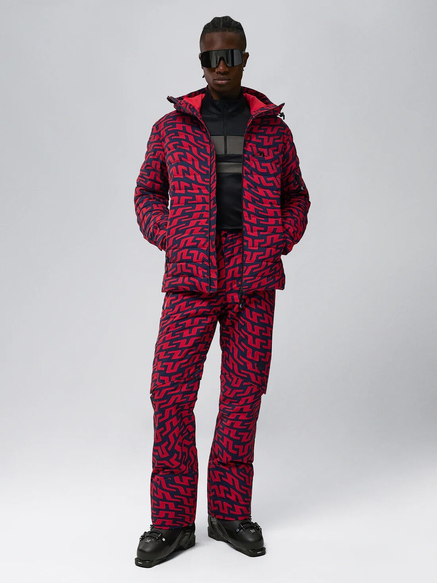 J Lindeberg Men's Thermic Pro Down Jacket SMOW06700 G132 Red