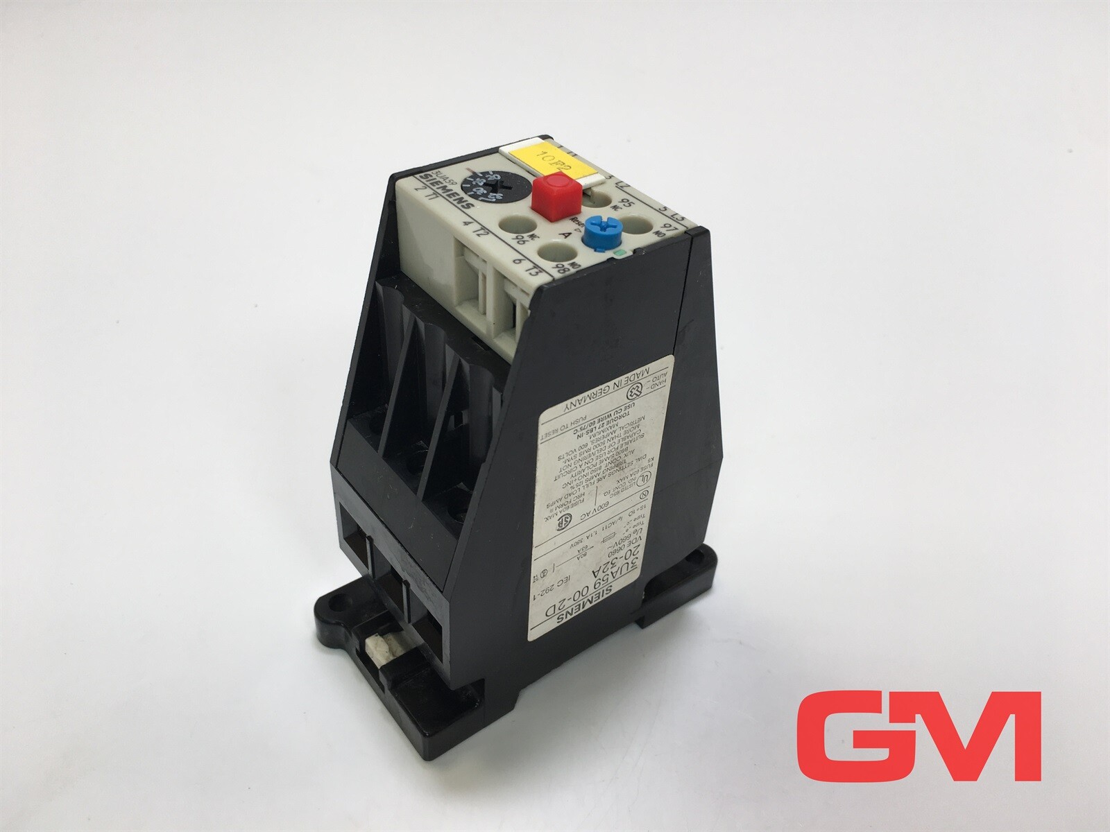 Siemens Thermal Delayed Overload Relay 3UA5900-2D 1NO+1NC 20-32A