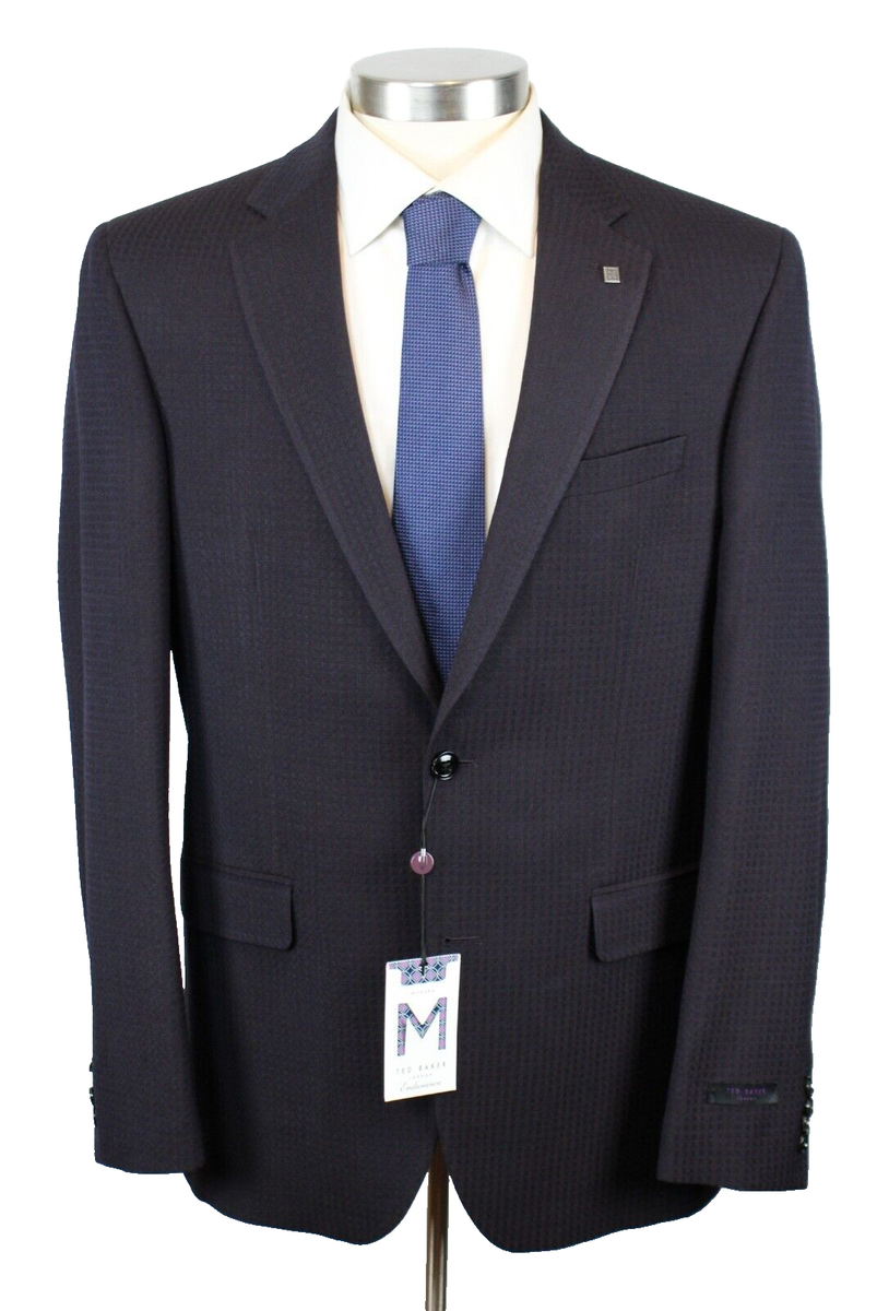 Blazer Ted Baker Deep Purple Coat Ted Baker Suit In Deep Purple