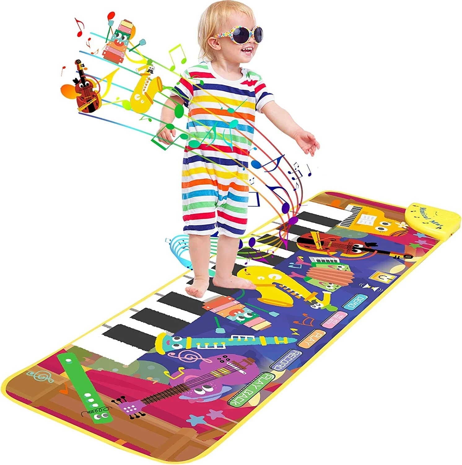 Musical Piano Play Mat Toy for Kids Carpet Floor Music Colourful Touch Pad Dance
Opens in a new wind