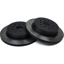 DBA Street Series T2 Rear Rotors (Slotted, Pair) for 2004-2007 STi  655S-10 x2