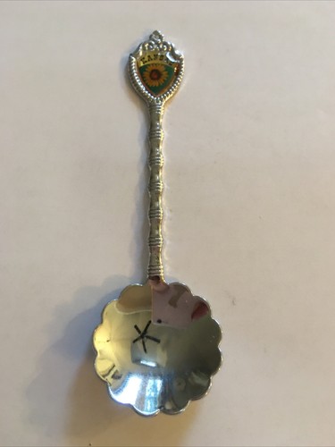 Vintage Souvenir Spoon US Collectible. Kansas Sunflower - 第 3/4 張圖片