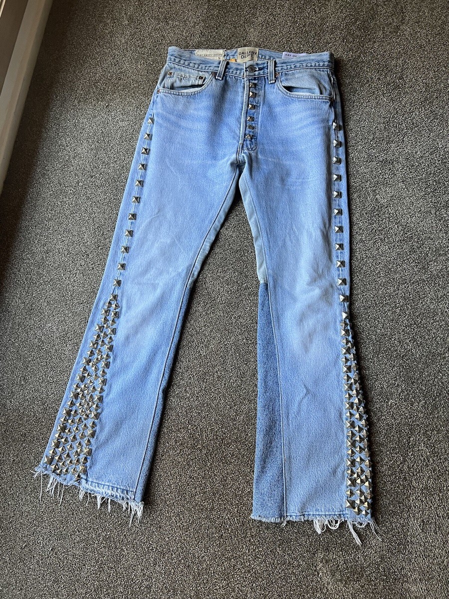Gallery Dept Flare Studded Jeans LA FLARE | eBay Gallery Dept Flare Studded Jeans LA FLARE | eBay