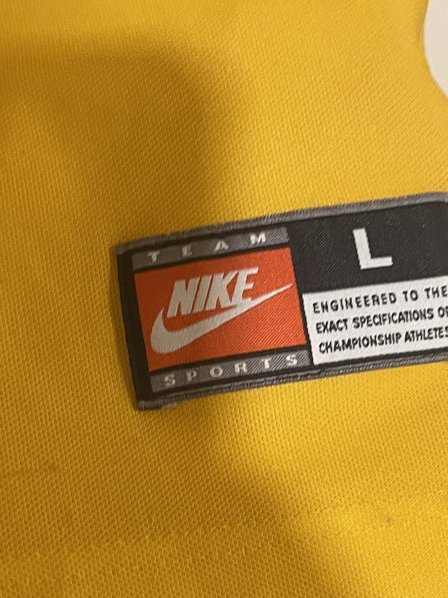 Arsenal Away 1997-1999 Nike Shirt Jersey Top Football Club Yellow