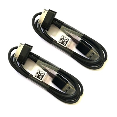 2X USB Data Battery Charger Cable Cord For Samsung Galaxy TAB